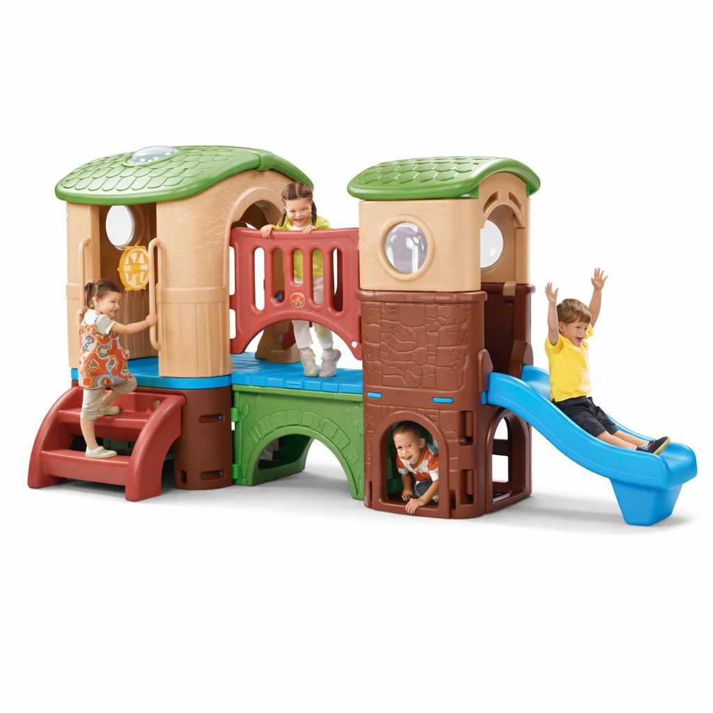 מתקן חצר לילדים - גשר, חום