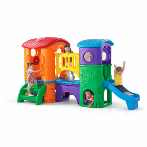 מתקן חצר גשר צבעוני לילדים